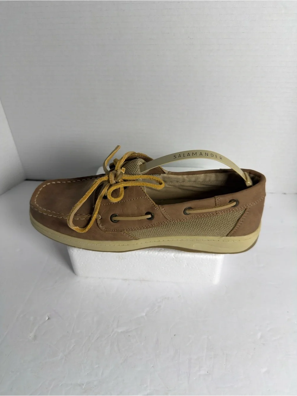 Brown Leather Casual Boat Shoes - Men's Sz 9.5